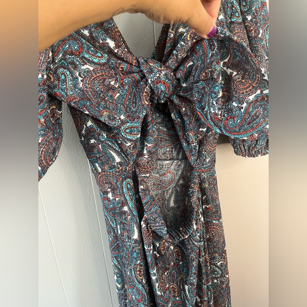Micheal Kors Elegant Paisley Print Dress NWT - Picture 7 of 13